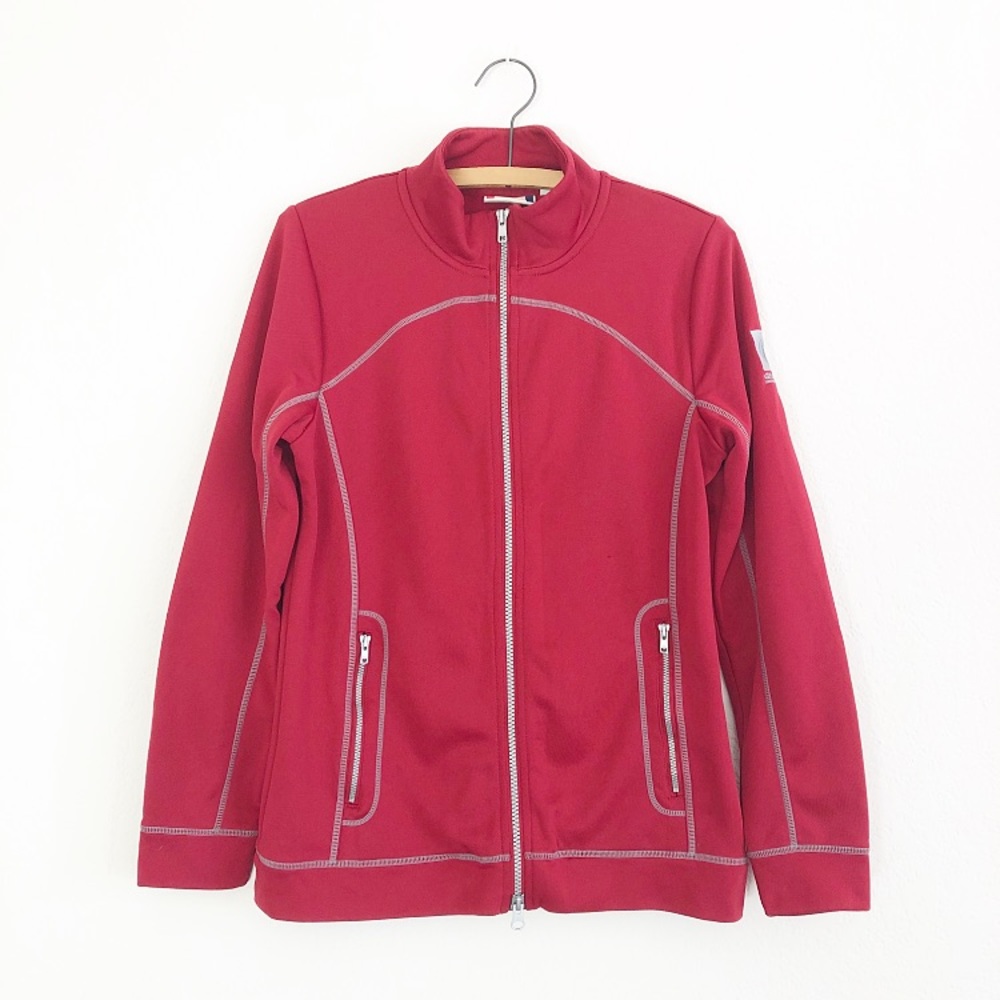 Red Sporty Track Jacket